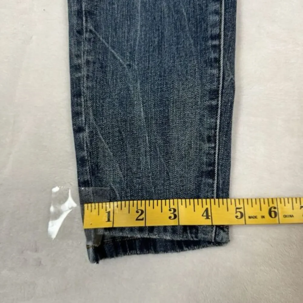 LOT Of 2 Zara‎ Jeans Size 4 Mid Rise Raw Hem Distressed Stretch Denim Bundle